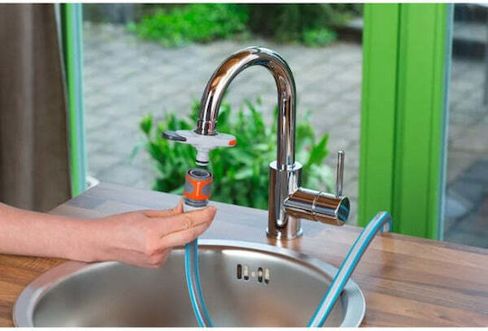 Gardena Hahnverbinder Εσωτερικούς Νεροχύτες Γκρι Πορτοκαλί 13mm 19mm - Image 4