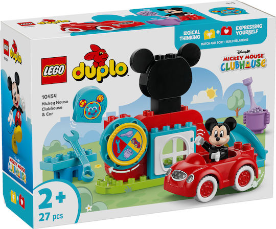 LEGO Disney Mickey Mouse Clubhouse & Car για 2+ Ετών 27τμχ 10454