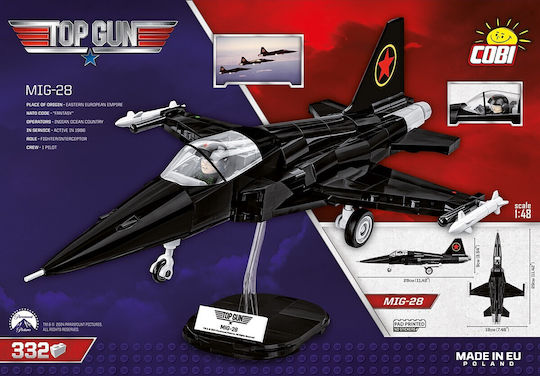 Cobi Τουβλάκια Top Gun Mig-28 για 7+ Ετών 332τμχ - Image 5