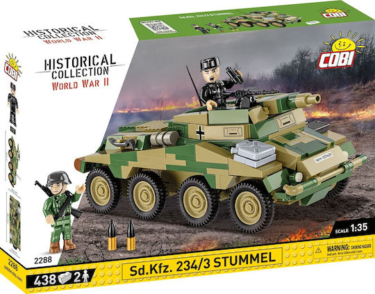 Cobi Τουβλάκια Historical Collection Wwii Sd.kfz. 234-3 Stummel για 7+ Ετών 438τμχ