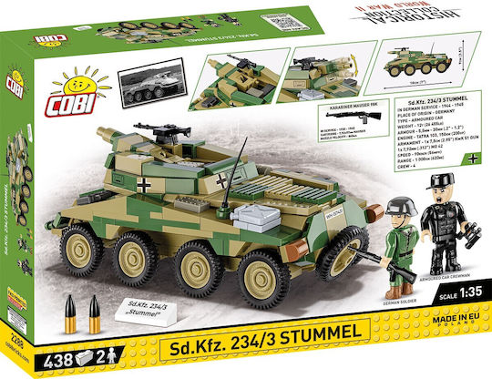 Cobi Τουβλάκια Historical Collection Wwii Sd.kfz. 234-3 Stummel για 7+ Ετών 438τμχ - Image 5