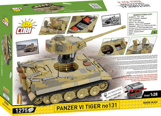 Cobi Τουβλάκια Panzer VI Tiger Νο131 για 7+ Ετών 1275τμχ - Image 2