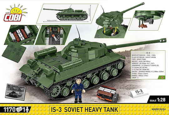 Cobi Τουβλάκια IS-3 Soviet Heavy Tank για 7+ Ετών 1170τμχ - Image 4