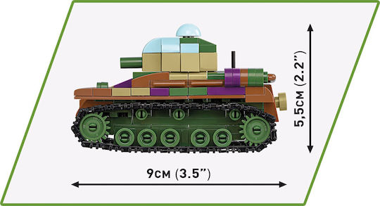 Cobi Τουβλάκια Renault R35 - Valentine IX - Panzer I για 7+ Ετών 595τμχ COBI-2740 - Image 7
