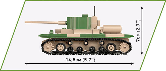 Cobi Τουβλάκια Renault R35 - Valentine IX - Panzer I για 7+ Ετών 595τμχ COBI-2740 - Image 6