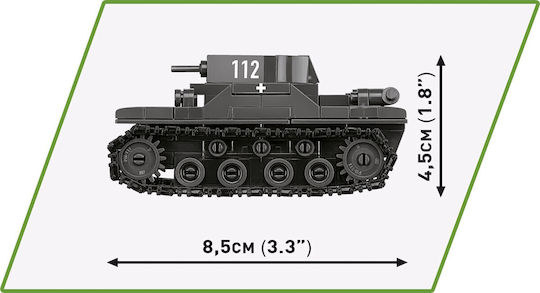 Cobi Τουβλάκια Renault R35 - Valentine IX - Panzer I για 7+ Ετών 595τμχ COBI-2740 - Image 8
