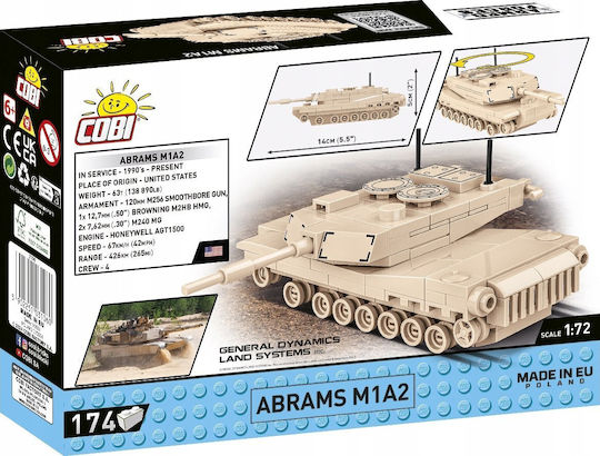 Cobi Τουβλάκια Abrams M1A2 για 6+ Ετών 174τμχ - Image 3