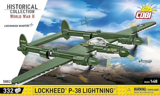 Cobi Τουβλάκια Lockheed P-38 Lightning για 6+ Ετών 332τμχ - Image 2
