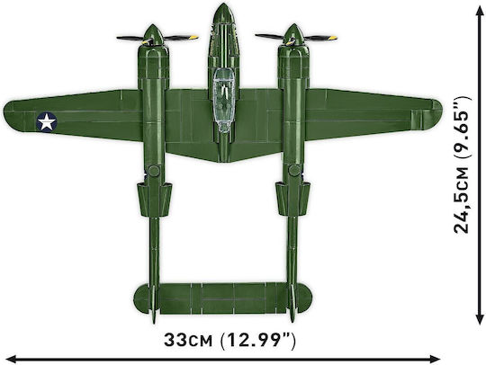 Cobi Τουβλάκια Lockheed P-38 Lightning για 6+ Ετών 332τμχ - Image 7