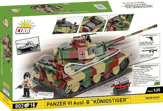 Cobi Τουβλάκια Panzer VI Ausf. B King Tiger για 9+ Ετών 802τμχ - Image 3