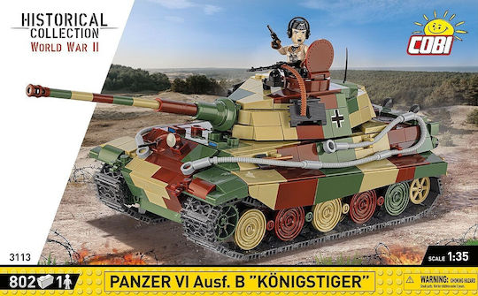 Cobi Τουβλάκια Panzer VI Ausf. B King Tiger για 9+ Ετών 802τμχ - Image 5