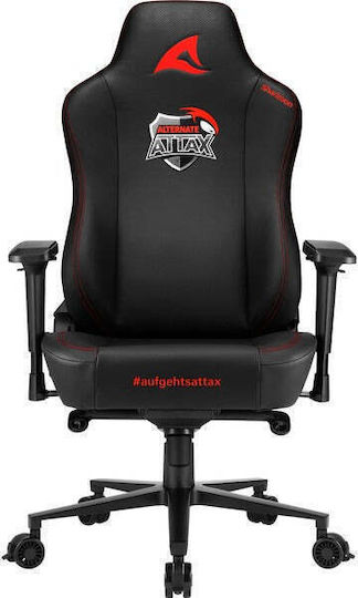 Sharkoon SKILLER ALTERNATE aTTaX Edition Καρέκλα Gaming Δερματίνης Μαύρη - Image 3