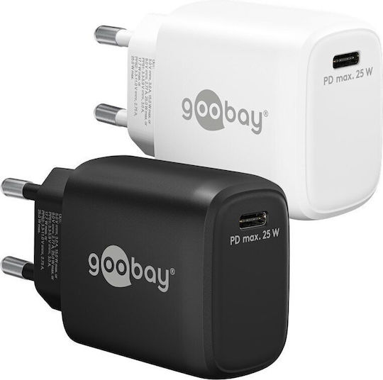 Goobay Φορτιστής Χωρίς Καλώδιο GaN με Θύρα USB-C 25W Power Delivery Λευκός (65368) - Image 3