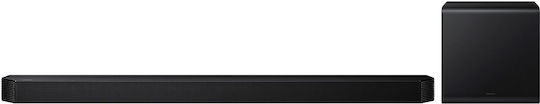 Samsung HW-Q800F Soundbar 5.1.2 Bluetooth, HDMI και Wi-Fi με Ασύρματο Subwoofer και Τηλεχειριστήριο Μαύρο