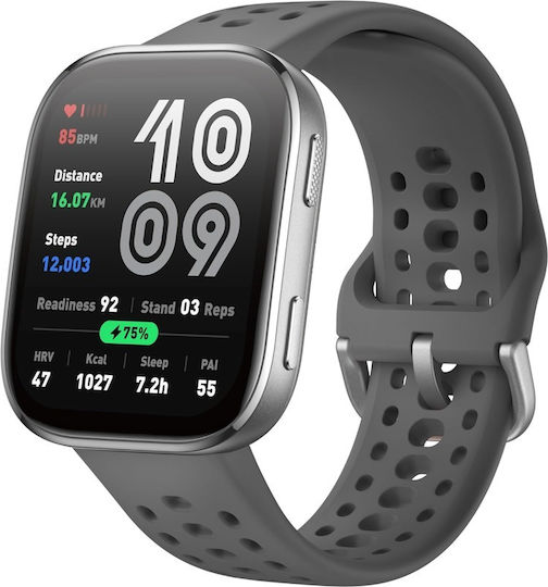 Amazfit Bip 6 46mm Αδιάβροχο Smartwatch με Παλμογράφο (Charcoal) - Image 2