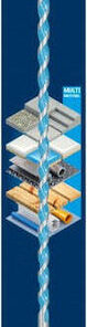 Bosch MultiConstruction Διαμαντοτρύπανο για Ξύλο, Μέταλλο και Δομικά Υλικά 2608902354
