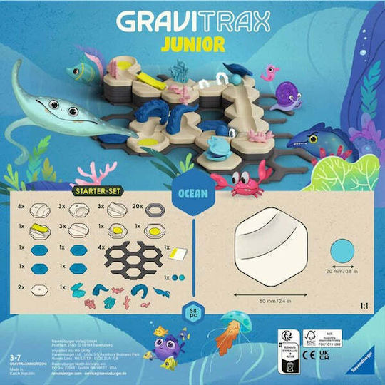 Ravensburger Starter-set S Ocean Εκπαιδευτικό Παιχνίδι Γνώσεων Gravitrax για 3-7 Ετών 24584 - Image 4