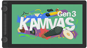 Huion Kamvas 16 GEN 3 Γραφίδα Σχεδίασης με Όθονη QHD 15.8" - Image 2