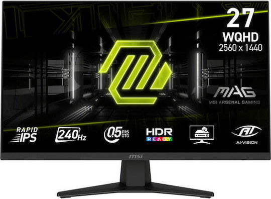 MSI Mag 274QFDE X24 IPS HDR Gaming Monitor 27" QHD 2560x1440 240Hz με Χρόνο Απόκρισης 0.5ms GTG - Image 3