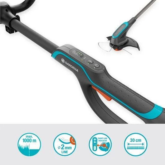 Gardena PowerTrim 30 Χορτοκοπτικό Ώμου / Χειρός Μπαταρίας 18V 14703-20 - Image 4