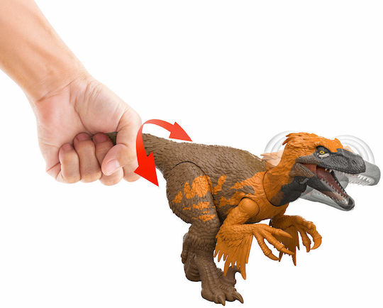 Φιγούρα Δράσης Utahraptor Jurassic World Δεινόσαυρος με Ήχους 30εκ. JGC80 - Image 3