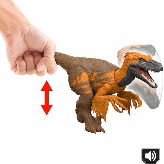 Φιγούρα Δράσης Utahraptor Jurassic World Δεινόσαυρος με Ήχους 30εκ. JGC80 - Image 5