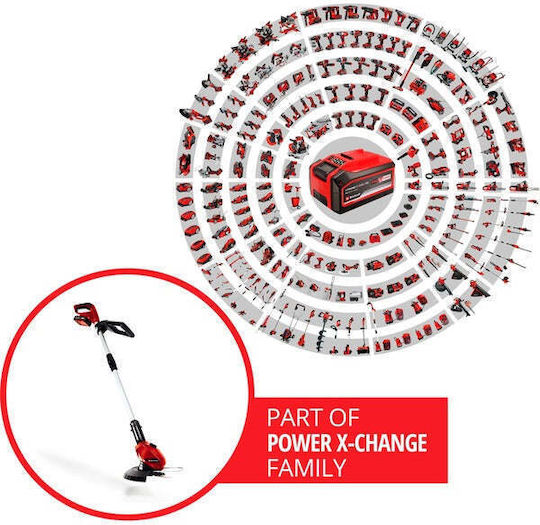 Einhell GE-CT 18 Li Kit Χορτοκοπτικό Ώμου / Χειρός Μπαταρίας 18V 2.15kg 3411197 - Image 4