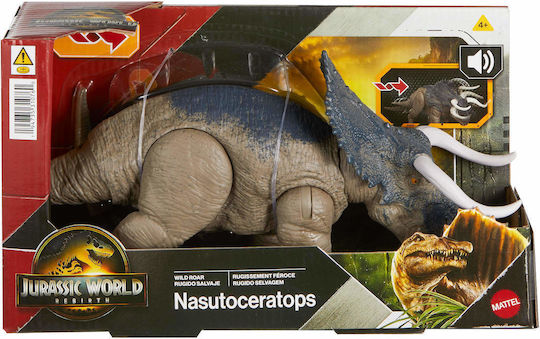 Φιγούρα Δράσης Nasutoceratops Jurassic World Δεινόσαυρος με Ήχους 30εκ. JGC81 - Image 4