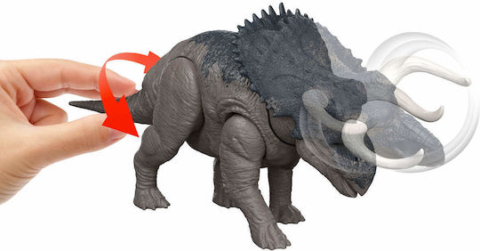 Φιγούρα Δράσης Nasutoceratops Jurassic World Δεινόσαυρος με Ήχους 30εκ. JGC81 - Image 5