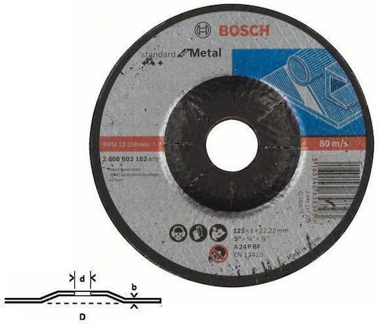 Bosch 2608603182 Δίσκος Λείανσης Μετάλλου Σπαστός 125mm - Image 2