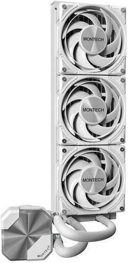 Montech HyperFlow Silent 360 Υδρόψυξη Επεξεργαστή Τριπλού Ανεμιστήρα 120mm για Socket AM5/1700/1200/115x Λευκή - Image 3