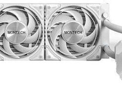 Alternative view of Montech HyperFlow Silent 360 Υδρόψυξη Επεξεργαστή Τριπλού Ανεμιστήρα 120mm για Socket AM5/1700/1200/115x Λευκή