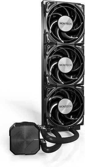 Montech HyperFlow Silent 360 Υδρόψυξη Επεξεργαστή Τριπλού Ανεμιστήρα 120mm για Socket 1700/1200/115x - Image 3
