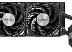 Alternative view of Montech HyperFlow Silent 360 Υδρόψυξη Επεξεργαστή Τριπλού Ανεμιστήρα 120mm για Socket 1700/1200/115x