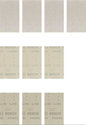 Bosch Expert M480 Φύλλο Λείανσης Έκκεντρου Τριβείου K80 / K120 / K180 133x133mm Σετ 10τμχ