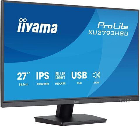 Iiyama ProLite XU2793HSU-B7 IPS Monitor 27" FHD 1920x1080 - Image 2