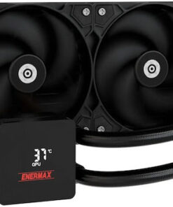 Enermax LIQMAX IV 240 Υδρόψυξη Επεξεργαστή Διπλού Ανεμιστήρα 120mm για Socket AM4/AM5/1700/115x
