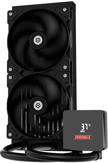 Enermax LIQMAX IV 240 Υδρόψυξη Επεξεργαστή Διπλού Ανεμιστήρα 120mm για Socket AM4/AM5/1700/115x - Image 2