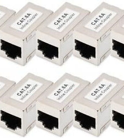 Alternative view of Digitus Μονή Πρίζα Δικτύου RJ45 Τύπου Cat6a σε Μαύρο Χρώμα DN-93905-10