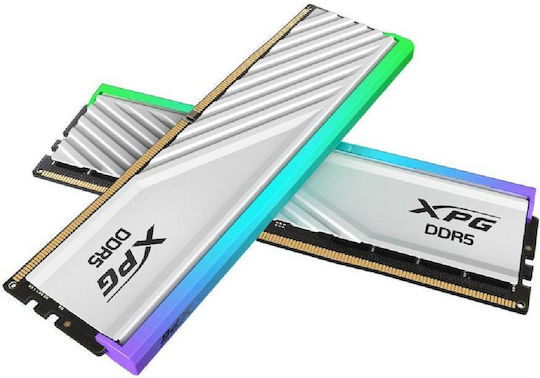 Adata Lancer Blade RGB DDR5 32GB RAM με 2x16GB Modules και Ταχύτητα 6000 για Desktop AX5U6000C3616G-DTLABRWH
