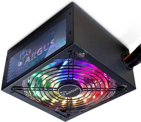 Inter-Tech Argus RGB II 500W Μαύρο Τροφοδοτικό Υπολογιστή Full Wired 80 Plus Bronze - Image 5