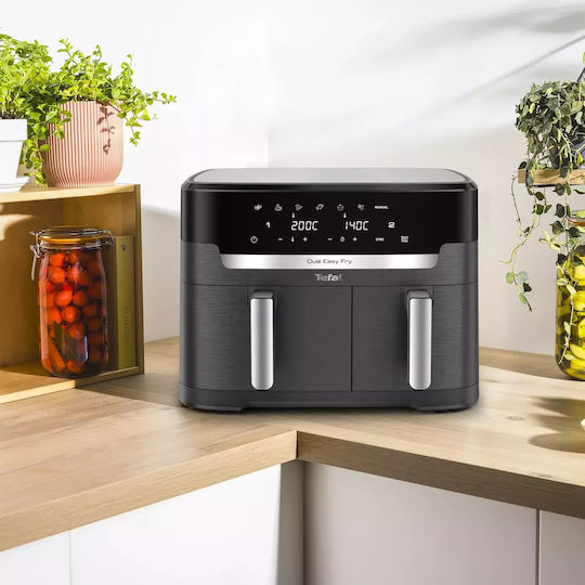 Tefal Easy Fry Air Fryer με Διπλό Αποσπώμενο Κάδο 11lt Γκρι - Image 4