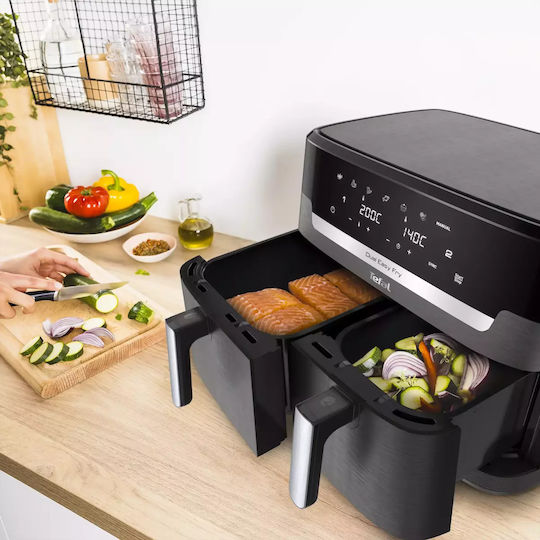Tefal Easy Fry Air Fryer με Διπλό Αποσπώμενο Κάδο 11lt Γκρι - Image 6