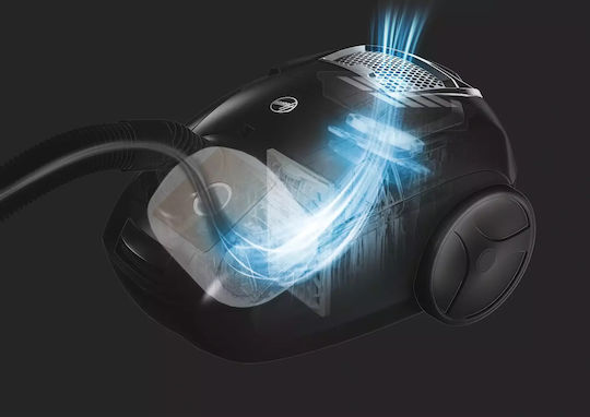 Hoover HE120PET 011 Ηλεκτρική Σκούπα 700W με Σακούλα 2.5lt Iron Grey - Image 3