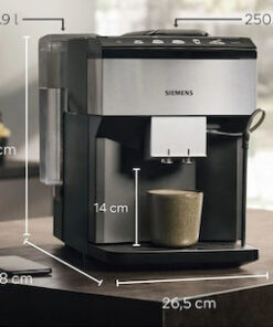 Alternative view of Siemens Eq.500 Αυτόματη Μηχανή Espresso 1500W Πίεσης 15bar για Cappuccino με Μύλο και Wi-Fi Μαύρη