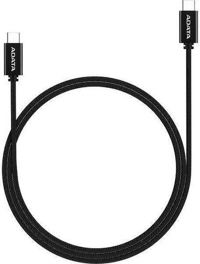 Adata USB 2.0 Cable USB-C male - USB-C 100W Μαύρο 2m CACC-200PN-BK - Image 2