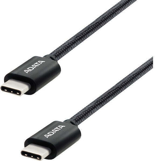 Adata USB 2.0 Cable USB-C male - USB-C 100W Μαύρο 2m CACC-200PN-BK - Image 3