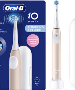 Oral-B iO Series 2 Ηλεκτρική Οδοντόβουρτσα με Αισθητήρα Πίεσης και Θήκη Ταξιδίου Calm Pink