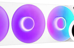 NZXT Kraken Plus (v2) Υδρόψυξη Επεξεργαστή Τριπλού Ανεμιστήρα 120mm για Socket AM4/AM5/1700/1200/115x με RGB Φωτισμό Λευκή
