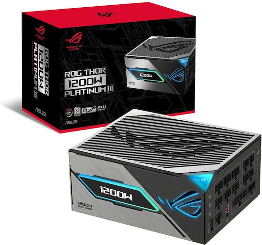 Asus ROG Thor Platinum III 1200W Μαύρο Τροφοδοτικό Υπολογιστή Full Modular 80 Plus Platinum - Image 2